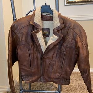 Wilson's 100% Leather Bomber Jacket